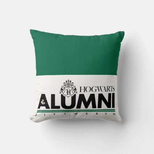 Harry Potter  HOGWARTSâ Alumni SLYTHERINâ Throw Pillow