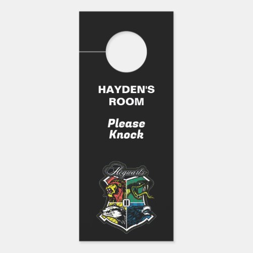 HARRY POTTERâ  HOGWARTSâ Athletic Badge Door Hanger