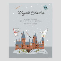 Harry Potter Hogwarts Baby Birth Stats Poster
