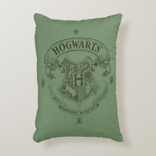 Harry Potter  Hogwarts Banner Crest Accent Pillow