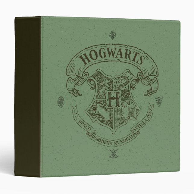 Harry Potter | Hogwarts Banner Crest Binder (Front/Spine)