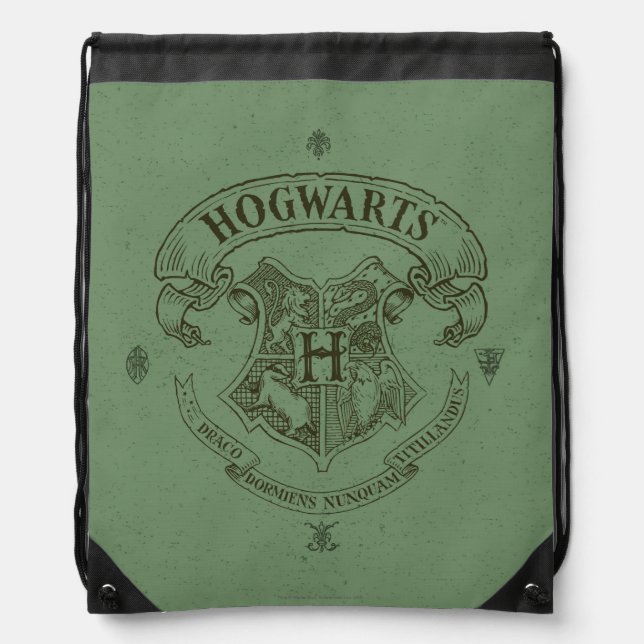 Harry Potter | Hogwarts Banner Crest Drawstring Bag (Front)