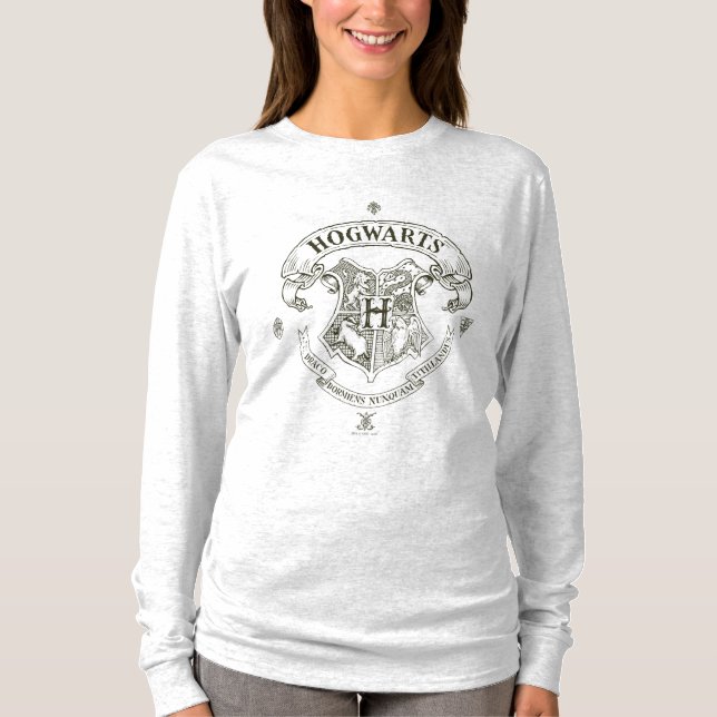 Harry Potter | Hogwarts Banner Crest T-Shirt (Front)