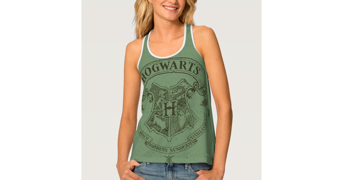 Harry Potter Hogwarts Banner Crest Tank Top Zazzle Com