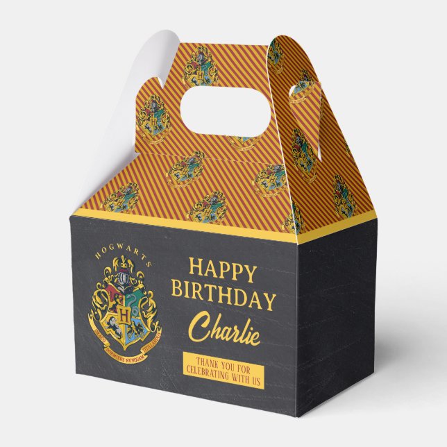 Harry Potter | Hogwarts Birthday Favor Boxes (Front Side)