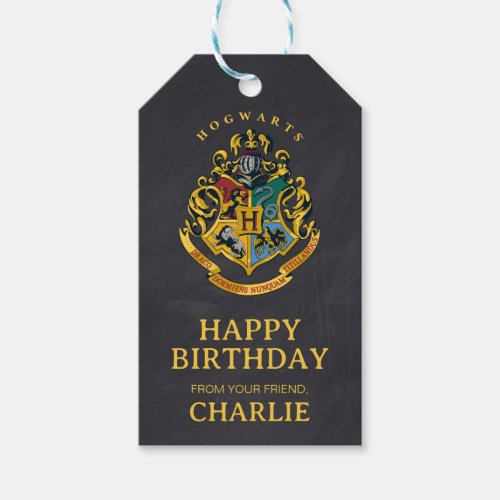 Harry Potter  Hogwarts Birthday From Gift Tags