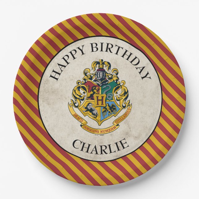 Harry Potter | Hogwarts Birthday Paper Plates (Front)