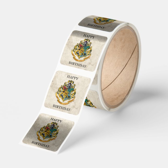 Harry Potter | Hogwarts Birthday Square Sticker (Roll)