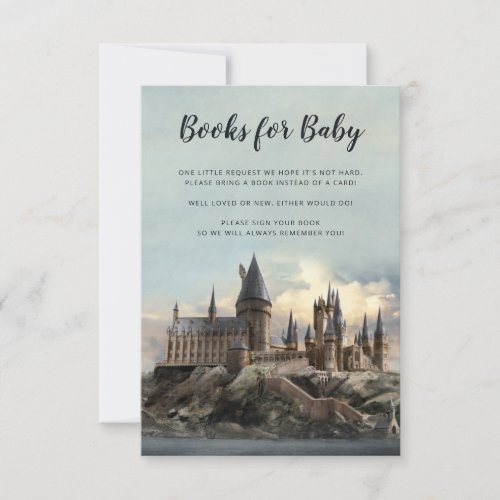 Harry Potter  Hogwarts _ Books for Baby  Invitation