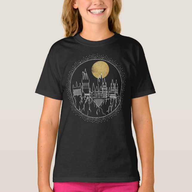 HARRY POTTER™ HOGWARTS™ Castle and Moon T-Shirt (Front)