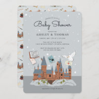 Harry Potter | Hogwarts Castle Baby Shower Invitation