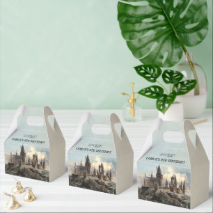 Harry Potter   Hogwarts Castle Birthday Favor Boxes