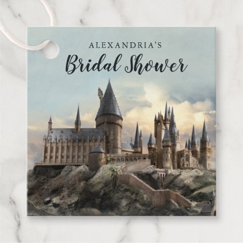 Harry Potter  Hogwarts Castle Bridal Shower Favor Favor Tags