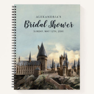 Harry Potter Hogwarts Castle Bridal Shower Notebook