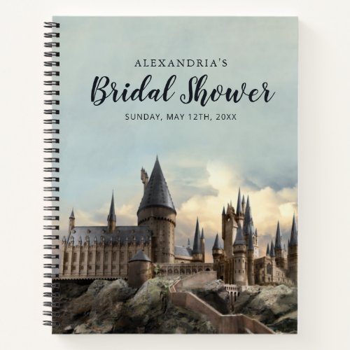 Harry Potter  Hogwarts Castle Bridal Shower Notebook