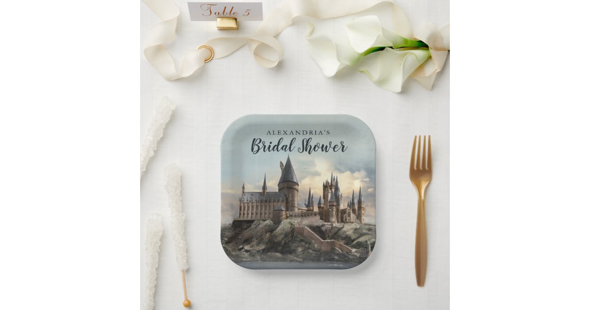 Harry Potter, Hogwarts Castle Bridal Shower Paper Plates