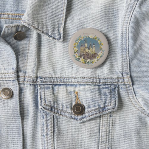 HARRY POTTER  HOGWARTS CASTLE BUTTON