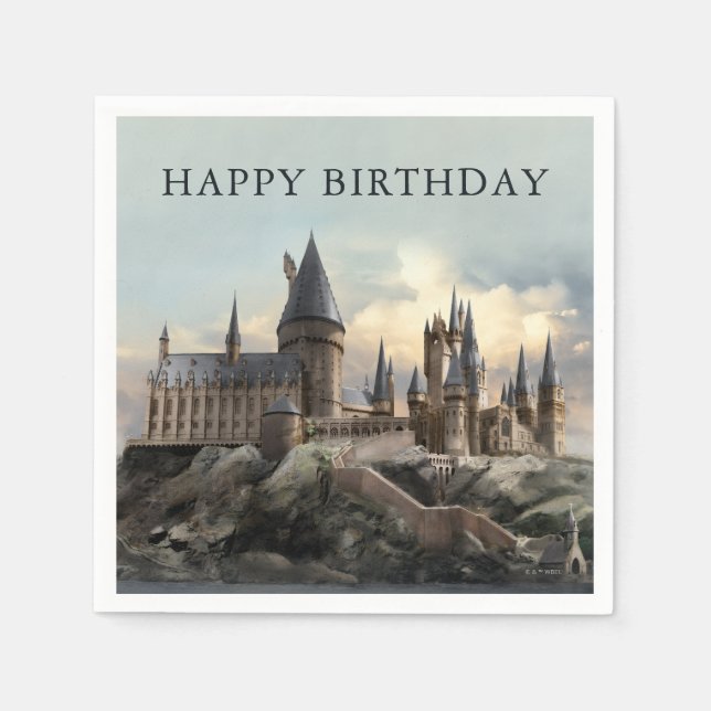 Harry Potter | Hogwarts Castle Daytime Napkins (Front)