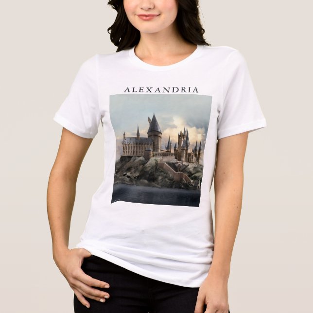 Harry Potter | Hogwarts Castle Daytime Tri-Blend Shirt (Front)
