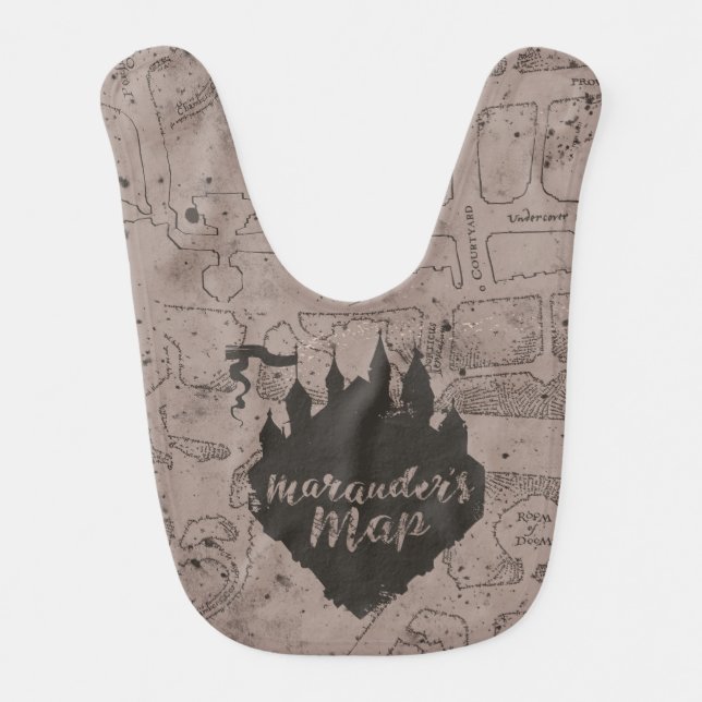Harry Potter | HOGWARTS™ Castle Marauder's Map Baby Bib (Front)