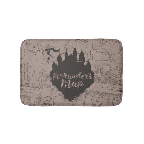 Harry Potter  HOGWARTS Castle Marauders Map Bath Mat