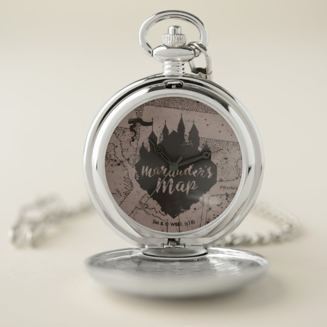 Harry Potter | HOGWARTS™ Castle Marauder's Map Pocket Watch (Inside)
