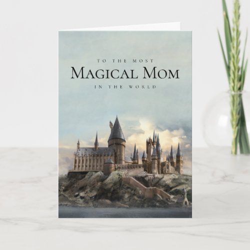 Harry Potter Hogwarts Castle Mother's Day Card