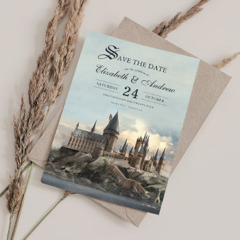 Harry Potter | Hogwarts Castle Save The Date Invitation by harrypotter at Zazzle
