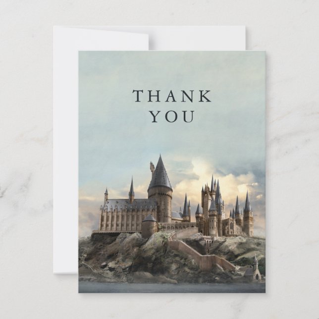 Harry Potter Hogwarts Castle Thank You Card (Front)