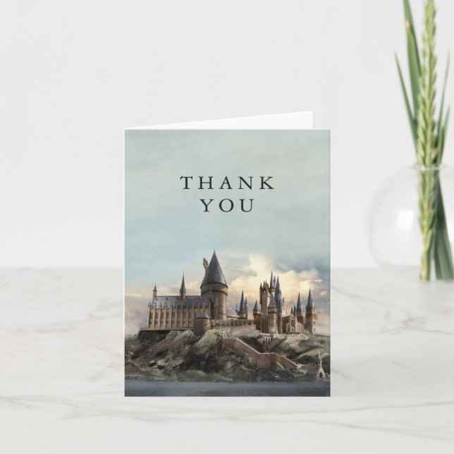 Harry Potter Hogwarts Castle Thank You Card (Front)