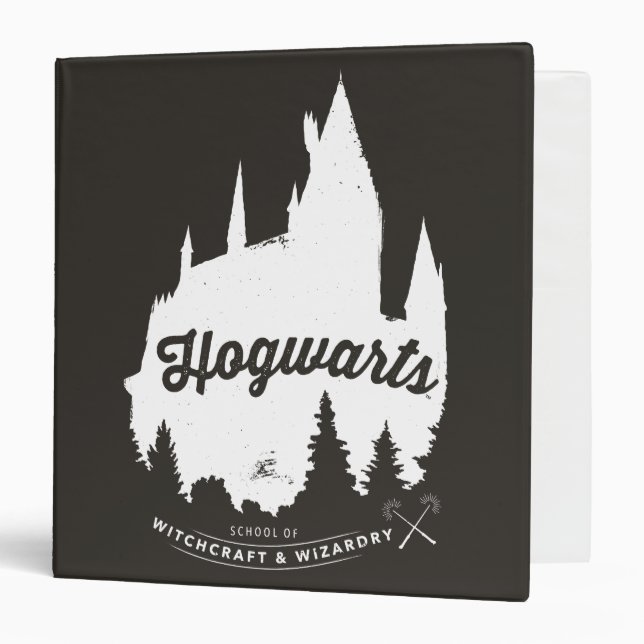 Harry Potter | HOGWARTS™ Castle Typography 3 Ring Binder (Front/Inside)