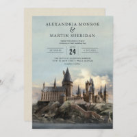 Harry Potter | Hogwarts Castle Wedding Invitation