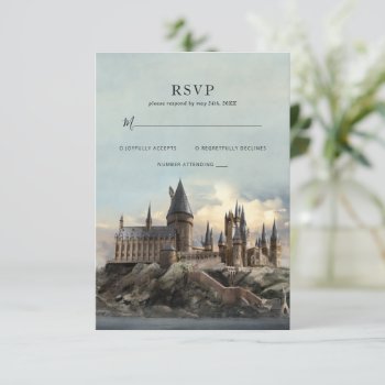 Harry Potter | Hogwarts Castle Wedding Rsvp by harrypotter at Zazzle