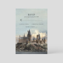 Harry Potter | Hogwarts Castle Wedding RSVP Card