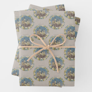 HARRY POTTER™   HOGWARTS™ CASTLE WRAPPING PAPER SHEETS
