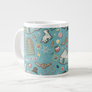 HARRY POTTER™ HOGWARTS™ Christmas Cookie Pattern Giant Coffee Mug