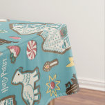 HARRY POTTER™ HOGWARTS™ Christmas Cookie Pattern Tablecloth