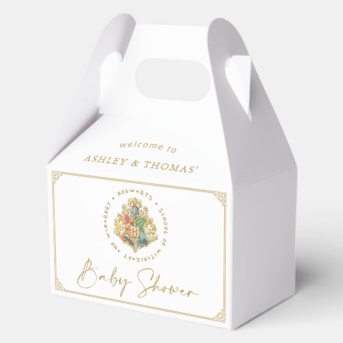Harry Potter | Hogwarts Crest Baby Shower Favor Boxes