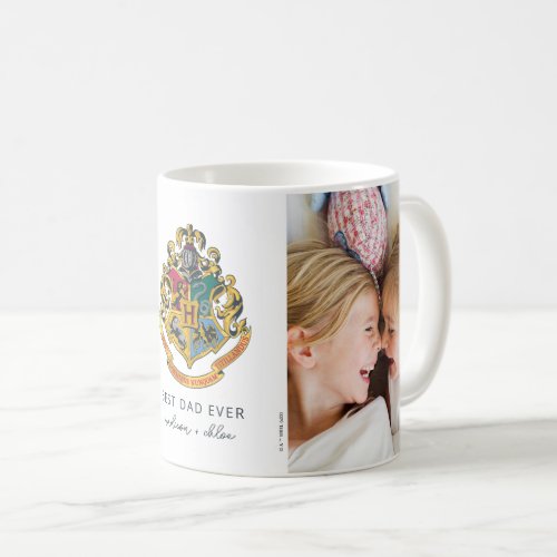 Harry Potter  Hogwarts Crest _ Best Dad Ever Coffee Mug