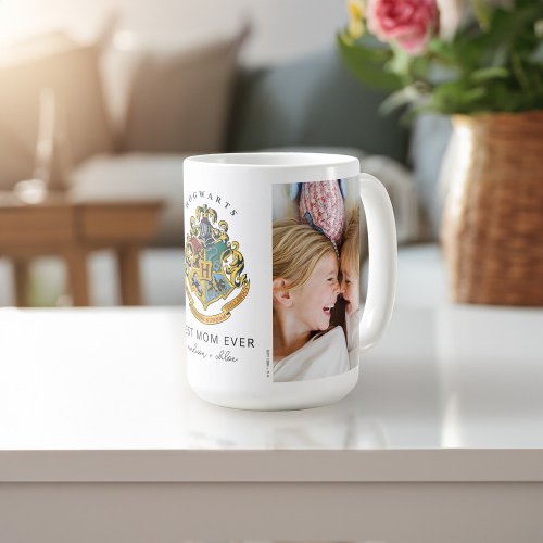 Harry Potter  Hogwarts Crest _ Best Mom Ever Coffee Mug