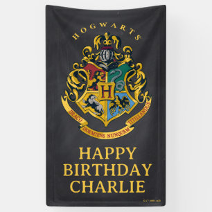 Harry Potter Hogwarts Crest Birthday Banner