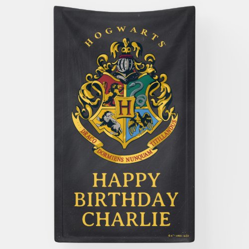 Harry Potter Hogwarts Crest Birthday  Banner
