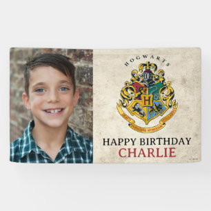 Harry Potter Hogwarts Crest Birthday Banner