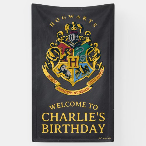 Harry Potter Hogwarts Crest Birthday  Banner