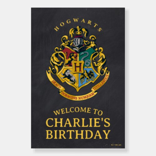 Harry Potter Hogwarts Crest Birthday  Foam Board