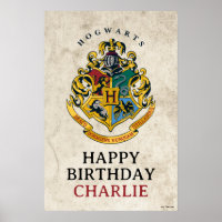 Harry Potter Hogwarts Crest Birthday