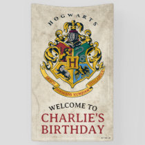 Harry Potter Hogwarts Crest Birthday Welcome Banner