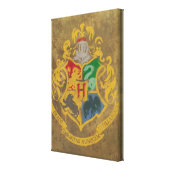 Harry Potter | Hogwarts Crest - Black and White Canvas Print | Zazzle