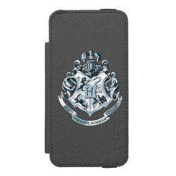 Harry Potter | Hogwarts Crest - Blue Wallet Case For iPhone SE/5/5s