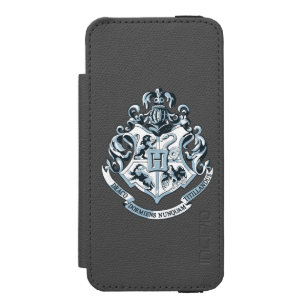 Harry Potter   Hogwarts Crest - Blue Wallet Case For iPhone SE/5/5s
